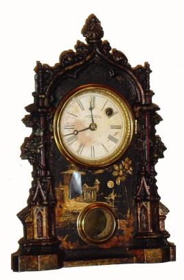 C.1865 Terhune and Edwards, New York, 30-hour iron front timepiece. — Antique Clocks Price Guide
