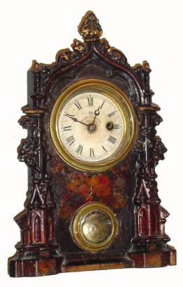 C.1872, United States Clock Co. (Terhune and Edwards), 30-hour iron front timepiece. — Antique Clocks Price Guide