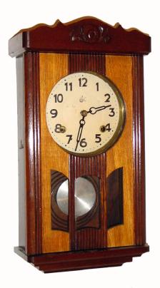 C.1948, Japan, (Made in Occupied Japan), 8-day time/strike box clock. — Antique Clocks Price Guide