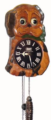 C.1948, Japanese, Tezuka Clock Co. (Made in Occupied Japan), 30-hour moving eyes novelty timepiece. — Antique Clocks Price Guide