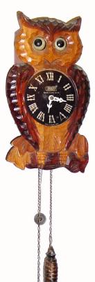 C.1948 Tezuka Clock Co. (Made in Occupied Japan), 30-hour moving eyes novelty timepiece. — Antique Clocks Price Guide