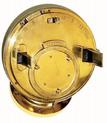 C.1935, English?, Sun Compass, incomplete. What is here is in pretty good condition, the brass nicely polished. — Antique Clocks Price Guide