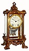 C.1910, Seth Thomas Clock Co., "Empire No. 15" 8-day time/strike crystal regulator.