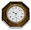 C.1891 E. N. Welch Mfg. Co., "The Jewel", 30-hour lever movement novelty timepiece. 