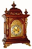 C.1900, German, Junghans, Walnut bracket clock with cast and gilded mounts, 8-day, QUARTER striking on 2 gongs. 