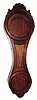 C.1975, Reproduction No. 6 E. Howard figure 8 case in walnut. 