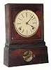 C.1850, Brewster and Ingrahams, ripple molded, 30-hour time/strike shelf clock. 