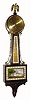 C.1930, Chelsea Clock Co., 8-day 3/4 size banjo timepiece, associated movement. 
