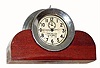 C.1938 (dated), Chelsea Mk I Boat Clock, in a heavy nickeled brass case with silvered brass dial. 