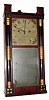 C.1835, Chauncey Boardman, Bristol, CT 30-hour time/strike wood movement shelf clock. 