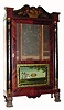 C.1830, George Mitchell, Bristol, CT, 30-hour wooden works clock case, short. 