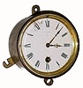 C.1880 French, boiler room or ship's timepiece, 8-day lever. 