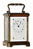 C.1900, French, 8-day carriage timepiece in poor condition. 