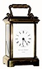 C.1970, Swiss, for Matthew Norman, London, 8-day 11-jewel movement miniature carriage timepiece/as-found. 