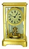 C.1902, Jahresuhrenfabrik, 400-day disc, torsion pendulum crystal regulator. 