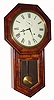 C.1880, E. N. Welch Mfg Co., "Verdi", 8-day time/strike wall clock. 