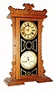 C.1891, Waterbury Clock Co., "Calendar No. 44", double dial calendar clock, 8-day time/strike. 