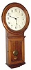 C.1903, Chelsea, Serial #8050, No. 1 Pendulum regulator in oak, weight driven, time only. 