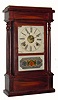 C.1845, William Johnson, 16 Courtlandt, St, NY, Mini 4-Column shelf clock, double fusee 30-hour. 