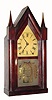 C.1845, Brewster and Ingrahams, Bristol, 8-Day repeating brass clock with original rack strike movement with brass springs. 