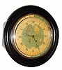 C.1900, French, Ch. Delagrave, Paris, world time clock, 8-day time/strike, in a round picture frame style case. 