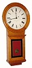 C.1895, Eastman Clock Co., Boston, 8-day weight office regulator timepiece, serial No. 565. 