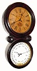 C.1886 E. Ingraham Co., "Ionic Calendar", 8-day calendar wall timepiece. 