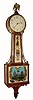 C.1930, Waltham Watch Co., 8-day banjo timepiece. 