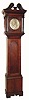 C.1885, English, James Richardson, Newcastle, time only astro regulator in an oak case with broken arch hood. 