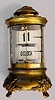 C.1907, Plato Clock Co (div Ansonia), No. 7234, digital novelty clock, with embossed floral case. 