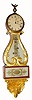 C.1830, Unsigned Mass area Lyre banjo, 8-day, weight driven. 