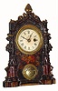 C.1872, United States Clock Co. (Terhune and Edwards), 30-hour iron front timepiece. 