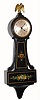 C.1932, Seth Thomas Clock Co., "Blackstone", 8-day banjo timepiece. 