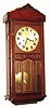 C.1920, German, Junghans Box clock, oak case with bim-bam strike, 8-day. 