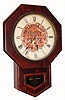TH-44 C.1910, New Haven Clock Co., 8-day Lucky Strike advertising wall timepiece. 
