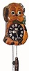 C.1948, Japanese, Tezuka Clock Co. (Made in Occupied Japan), 30-hour moving eyes novelty timepiece. 