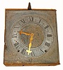 C.1870, French, Large Morbier time and strike pinwheel escapement tower or public clock, less weights and pendulum. 