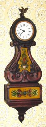 C.2001, Chinese, ProClocks, Mini Box lyre clock, 30-hour, spring. — Antique Clocks Price Guide