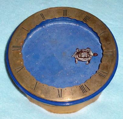 C.1950, Swiss, Gubelin, Mystery "TURTLE" clock, as-found. — Antique Clocks Price Guide