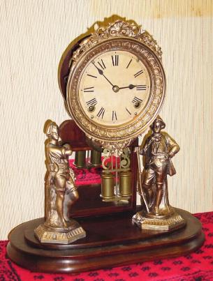 C.2002, China, Repro Crystal Palace, with a new signed Ansonia movement, marked to deceive. — Antique Clocks Price Guide