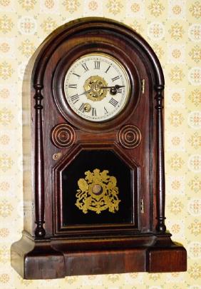 C.1870, Welch Spring and Co., Mini Italian, time and alarm, 30 hour. — Antique Clocks Price Guide