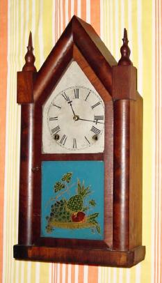 C.1870, E. N. Welch Mfg. Co., 8-day time/strike steeple clock. — Antique Clocks Price Guide