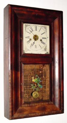 C.1870, E. N. Welch Mfg. Co., 8-day time/strike, double door OOG, shelf clock. — Antique Clocks Price Guide