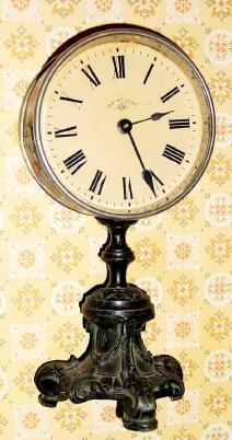 C.1890, French, 8-day desk or table timepiece. — Antique Clocks Price Guide