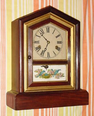 C.1874, Seth Thomas Clock Co., "Victoria", 30-hour time/strike city series shelf clock. — Antique Clocks Price Guide