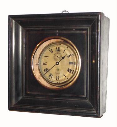 C.1900, Smiths Empire, 8-day boiler room lever movement timepiece, now in a French baker's clock case. — Antique Clocks Price Guide