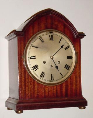 C.1909, Gustav Becker, 8-day time and Westminster chime mantel clock, with strike on the hour. — Antique Clocks Price Guide