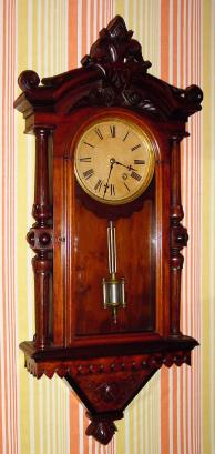 C.1880, F. Kroeber, New York, Regulator No. 30 in walnut, 8- day, time. — Antique Clocks Price Guide