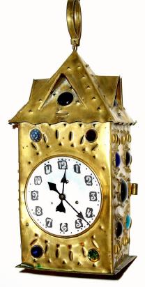 C.1885, Bradley and Hubbard Mfg. Co., "Parade Timepiece", 30-hour timepiece. — Antique Clocks Price Guide