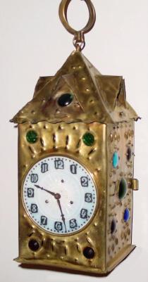 C.1885, Bradley and Hubbard Mfg. Co., "Parade Timepiece", 30-hour timepiece. — Antique Clocks Price Guide